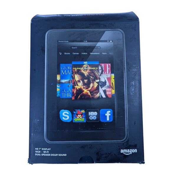 Amazon Kindle Fire  HD 7" 16 GB Dual Dolby Sound WI-FI HDMI Out E-Reader X43Z60 - Picture 5 of 9